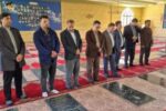 حضور شورای پایگاه امام علی (ع) در گلزار شهدای ملک عباسی و میثاق مجدد با آرمانهای شهدای گرانقدر هشت سال دفاع مقدس
