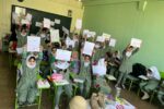 برگزاری مسابقه نقاشی «مهمانی لالهها» در مدرسه آمنه به مناسبت هفته دفاع مقدس