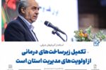 تکمیل زیرساختهای درمانی از اولویتهای مدیریت استان است/ ۵۰۰ مجوز استخدام برای جذب نیروی پرستاری و درمانی در بیمارستان جامع سرطان اخذ شده است