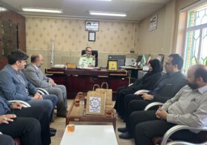 دیدار مدیرکل سلامت شهرداری تبریز با فرماندهان نیروی انتظامی استان