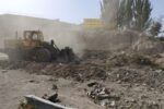 پاکسازی حاشیه اتوبان سهند و ورودی شهرک صنعتی آیتالله شهید مدنی