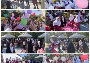 اجرای برنامه های فرهنگی و هنری در پارک بانوان شمس تبریزی با مشارکت مدرسه صدرا۲