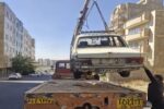 جمع‌آوری ۶۸ کانکس، تانکر و خودروی فرسوده از معابر منطقه ۵ تبریز
