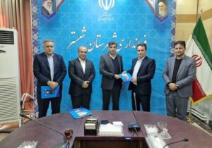 تودیع و معارفه سرپرست جدید امور آبفای شبستر با حضور مدیرعامل آبفای آذربایجان شرقی