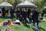 برگزاری اردوی مدرسه دخترانه فرزانگان ۴ در پارک بانوان شمس تبریزی