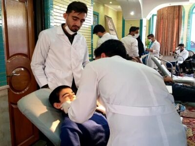 ارائه خدمات رایگان پزشکی و دندانپزشکی در اردوی جهادی منطقه ۴ تبریز