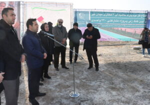 احداث باغ میوه ۲ هکتاری در اراضی میدان تیر