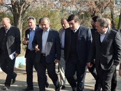 بازدید معاون مالی، حقوقی و مجلس وزارت نیرو از پروژه‌های آبرسانی اهر؛ طرح توسعه تصفیه‌خانه آماده اجرا