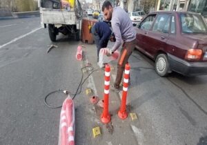 نصب تجهیزات ترافیکی آشکارساز در زیرگذر صاحبالامر؛ گامی مؤثر برای ارتقای ایمنی تردد