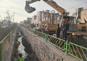 اجرای لایروبی کانال ملاصدرا/ آمادگی مستمر شهرداری تبریز در فصل بارش‌ها