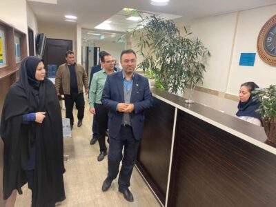 بازدید عضو شورای اسلامی شهر تبریز از اداره کل سلامت شهرداری تبریز