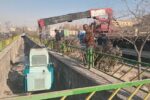 لایروبی مکانیزه کانال ملاصدرا توسط شهرداری منطقه ۲