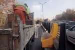 نصب مخازن نمک در خروجی زیر گذرهای محدوده مرکزی تبریز