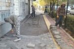پیشرفت ۷۰ درصدی پروژه کفسازی در پیادهرو های خیابان ۱۷ شهریور