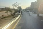 اجرای ۲۰۰ متر گاردریل، خطکشی گسترده و ایمنسازی ورودیهای زیرگذرها در منطقه ۴ تبریز