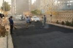 آسفالت‌ریزی ۱۵۶ تنی طی هفته گذشته در سه نقطه از منطقه ۷ تبریز