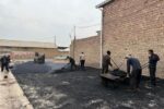 پیشرفت ۴۰ درصدی اجرای پروژه آسفالت در کوی شهریار