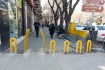نصب ۱۰۷۸ موانع ترافیکی در راستای ایمن سازی پیادهرو های معابر مرکزی تبریز