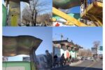 تعمیر سقف سایهبان ایستگاه اشکان مسیر BRT