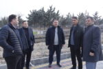 بررسی روند پروژه ساماندهی محل بلال فروشان میدان ائل گلی توسط شهردار منطقه ۲