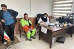غربالگری دیابت و فشار خون پرسنل خدمات شهری شهرداری منطقه ۱۰ تبریز