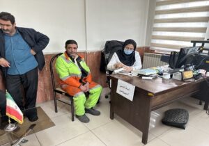 غربالگری دیابت و فشار خون پرسنل خدمات شهری شهرداری منطقه ۱۰ تبریز