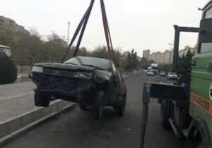 جمع آوری خودروهای فرسوده از سطح منطقه ۳ تبریز