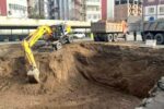 اتمام خاکبرداری پروژه ساختمان اداری شهرداری منطقه ۴ تبریز