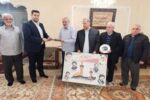 دیدار فرمانده پایگاه مقاومت امام علی (ع) با خانواده معظم و معزز شهیدان حمزه علی ، ابراهیم و رضا ابراهیمی