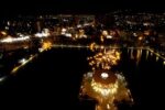 آسمان تبریز به مناسبت عید بزرگ نیمه شعبان نور باران شد