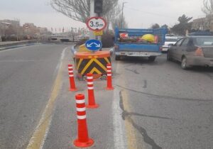 افزایش ایمنی تردد خودروها با نوسازی تجهیزات ترافیکی در سطح منطقه ۱۰ تبریز