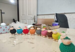 برگزاری کلاس عروسک‌های خمیری در فرهنگسرای فرشته شهرداری منطقه ۵ تبریز