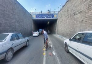 نوسازی و نصب تجهیزات ترافیکی زیرگذر صاحب‌الامر در آستانه بهار