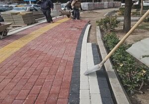 ساماندهی بوستان هاشمیه، با نوسازی جداول و سنگفرش این پارک