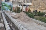 اجرای عملیات ساماندهی بوستان هاشمیه، با نوسازی جداول و سنگفرش پارک در آستانه عید نوروز