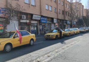 رژه خودرویی تاکسی های تبریز