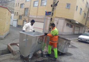 نوسازی و جایگزینی باکس‌های زباله در منطقه ۷ در آستانه فصل بهار