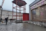 اتمام بتن ریزی ضلع شمال شرقی پروژه میدان ساعت