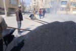 اجرای مرمت آسفالت میدان فتح توسط شهرداری منطقه ۲