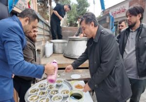 برپایی موکب و عزاداری سازمان عمران به مناسبت چهلمین روز شهادت قائد امت