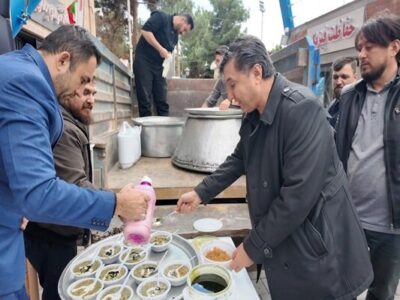 برپایی موکب و عزاداری سازمان عمران به مناسبت چهلمین روز شهادت قائد امت