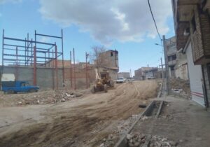 اجرای آخرین مراحل مسیرگشایی خیابان شهید سعیدی