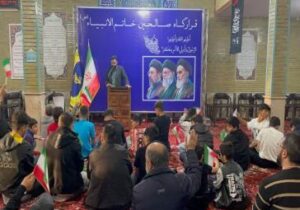 اجتماع نوجوانان و حلقات صالحین منطقه غرب تبریز در بیعت با رهبر انقلاب برگزار شد