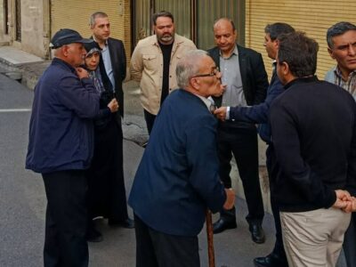 بررسی مشکلات محلات ولیعصر جنوبی توسط عضو شورای اسلامی شهر تبریز