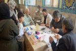 ویزیت پزشکی ۳۵۰ شهروند در اردوی جهادی شهرداری منطقه ۲ در شمس‌آباد تبریز