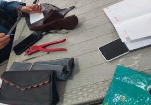 کارگاه آموزشی چرم دوزی در فرهنگسرای شهید بهشتی