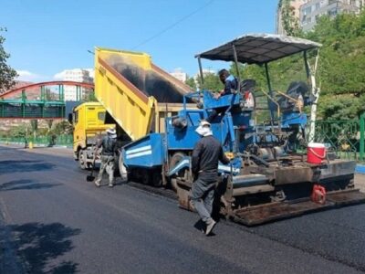 آسفالت ریزی ۷۸ هزار تنی در ۳۵۷ محله و معبر تبریز از ابتدای سال جاری