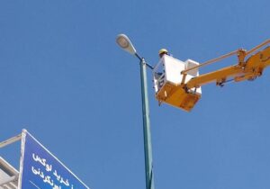 جایگزینی چراغهای LED با چراغهای سدیمی در مسیر باراما تا میدان کبوتران حرم اسکو