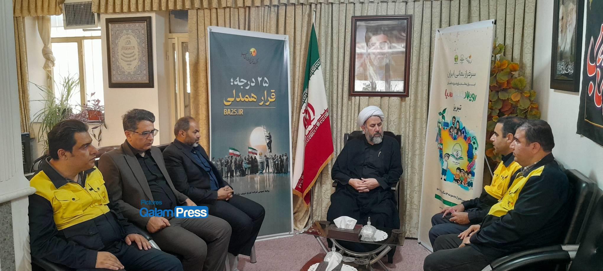 دیدار مدیریت برق شهرستان اسکو با امام جمعه شهرستان