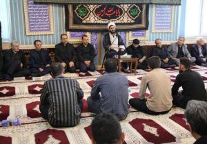 برگزاری مراسم سوگواری حضرت اباعبدالله الحسین(ع) و یاران باوفایش در شرکت آب و فاضلاب آذربایجان شرقی